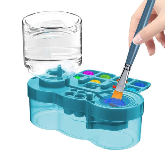 Lavapinceles con Cisterna – Agua Limpia Siempre para Acuarela y Pintura
